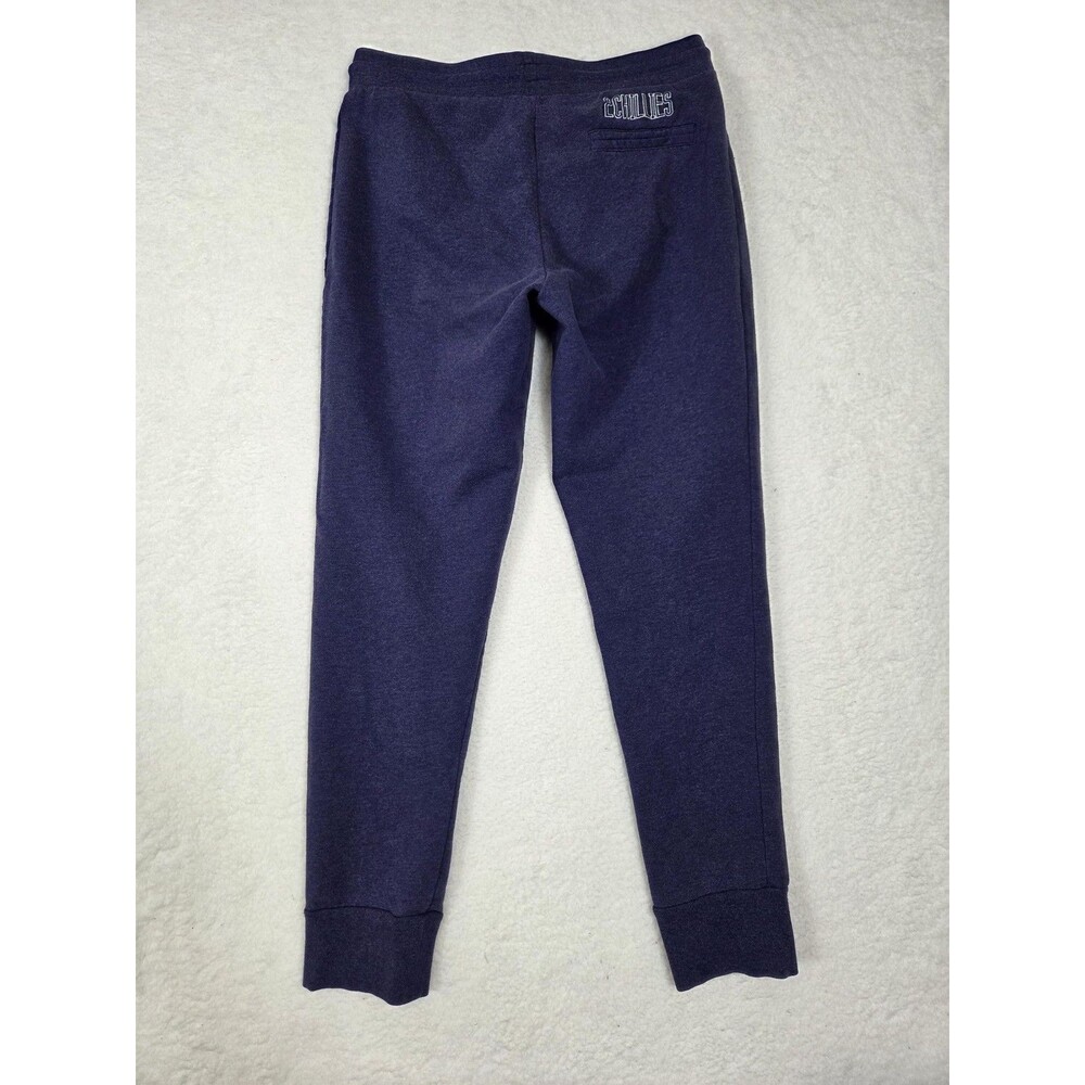 Womens XS Purple Sweatpants Low-Rise Joggers Lounge Cuffed Hem Drawstring Casual - Picture 3 of 7